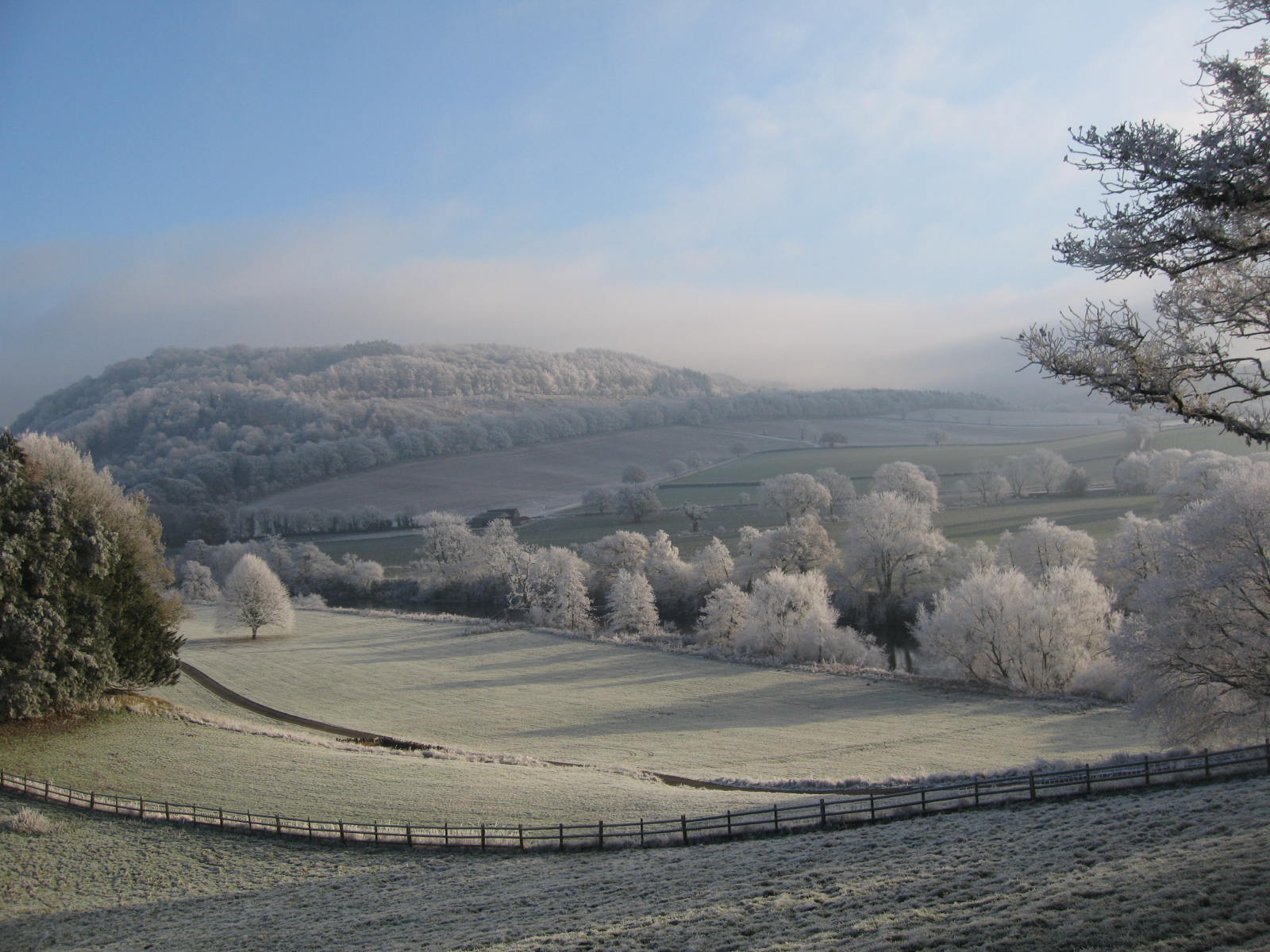 Frosty valley